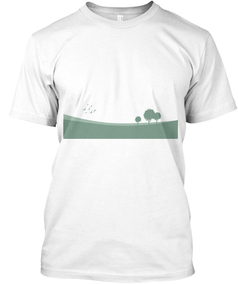 Hedgerows Hanes Tagless Tee White T-Shirt Front
