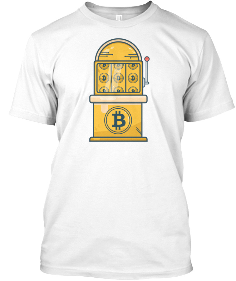 Bitcoin Slot Machine Unisex Tshirt