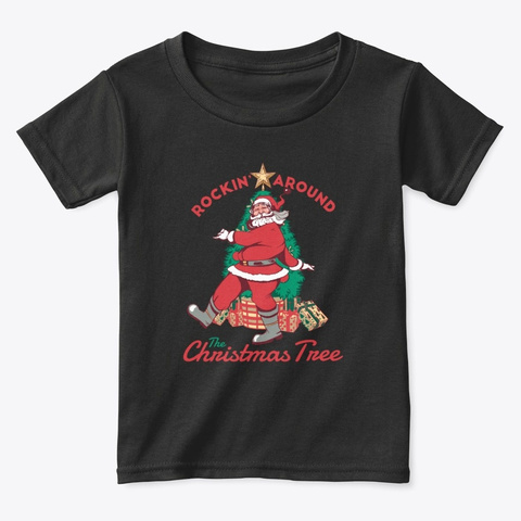 Squirrel Christmas Gift X Mas Squirrels Black T-Shirt Front
