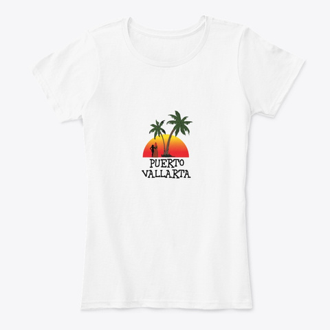 Puerto Vallarta Mexico White T-Shirt Front