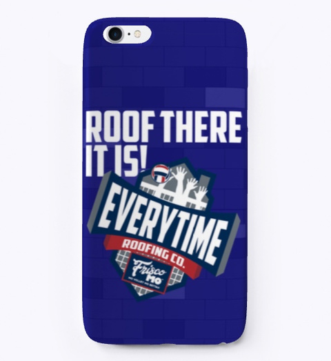 Roof There It Is Volleyball Phone Case Deep Navy T-Shirt Front
