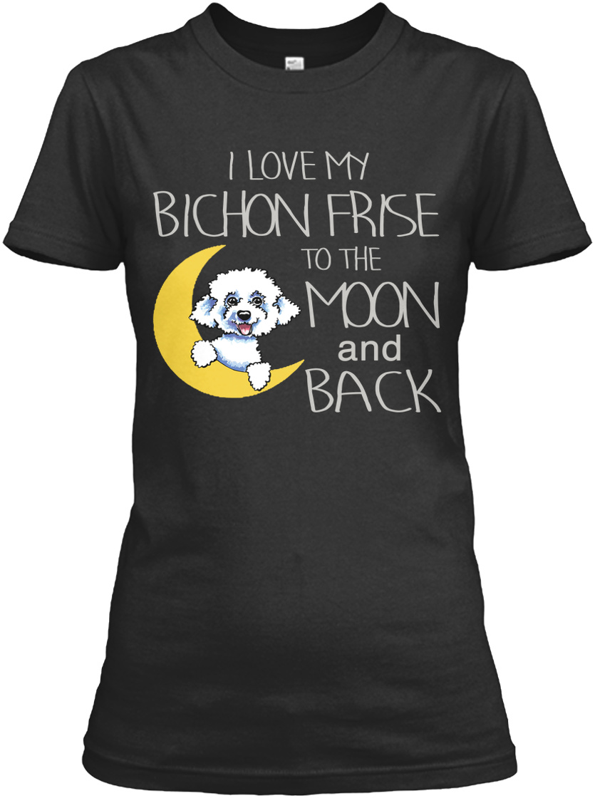 I love coeur mon BICHON FRISE T-shirt 