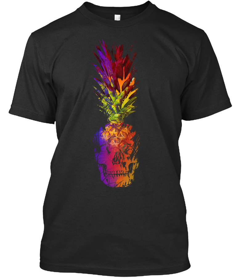 Pineapple skull mohawk wig T-shirt Unisex Tshirt