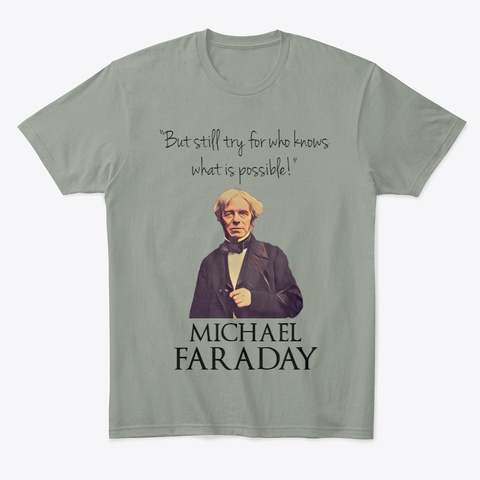 Faraday Grey T-Shirt Front