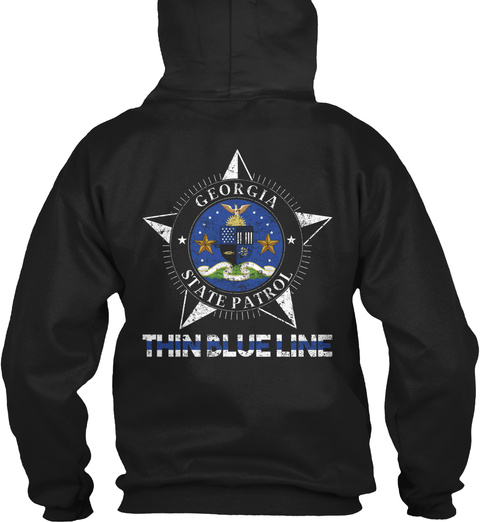 Thin Blue Line Georgia State Patrol Police 