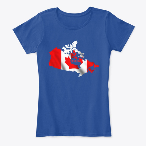 Canadian Wave T Shirt Deep Royal  T-Shirt Front