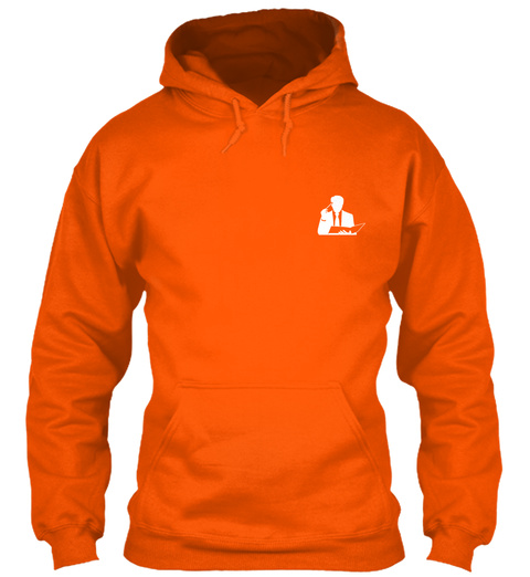 Team Leader  Limited Edition Safety Orange T-Shirt Front