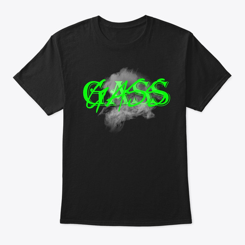 Bloc Wear Gass Gas Tee Black T-Shirt Front