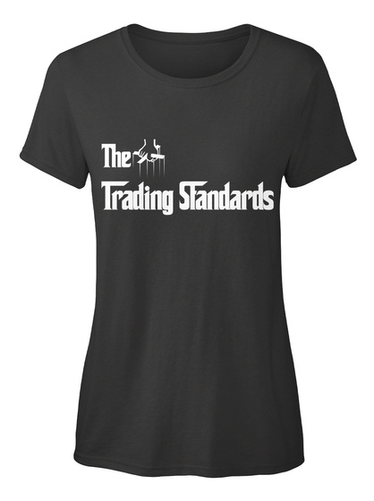 The Trading Standards Black T-Shirt Front