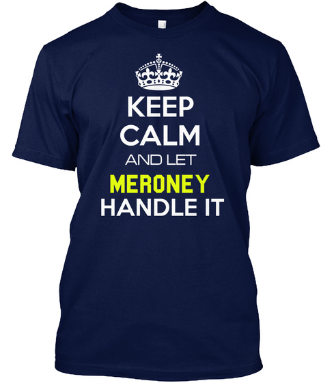 MERONEY calm shirt Unisex Tshirt