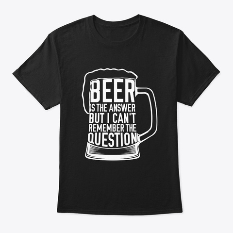 Beer Gift Craft Beer Mug Oktoberfest Alc Black T-Shirt Front