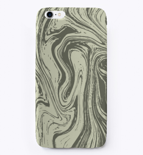 Hand Drawn Marble I Phone Case Standard áo T-Shirt Front