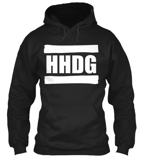 2020 Hhdg Media Inc Hoodie Black T-Shirt Front