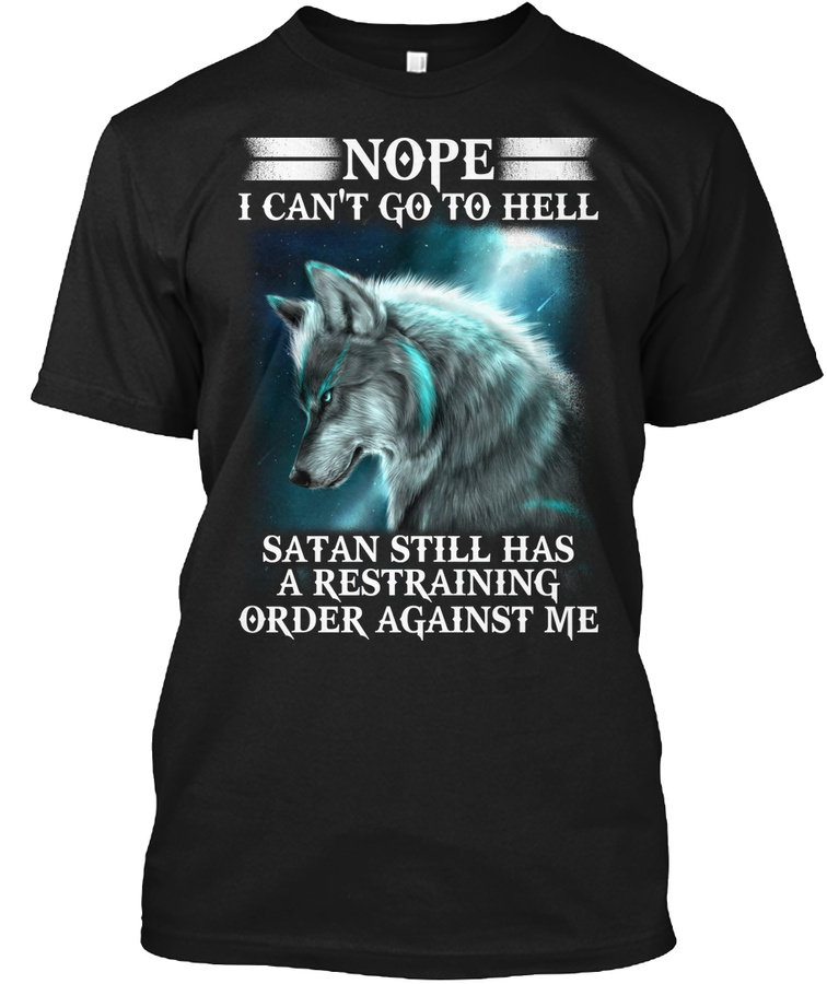 Wolf - Satan Restraining Order FRONT Unisex Tshirt