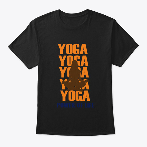 Yoga Ypvcj Black T-Shirt Front
