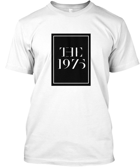 1975 Band White T-Shirt Front