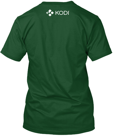 Kodi Deep Forest T-Shirt Back