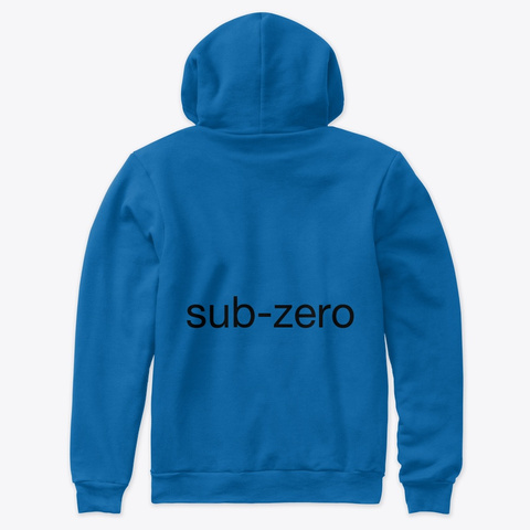 Sub Zero  True Royal T-Shirt Back