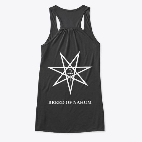 Breed Of Nahum Merchandise Dark Grey Heather T-Shirt Back