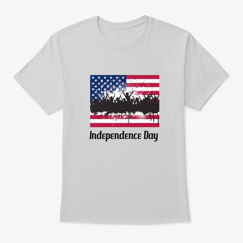 Independence Day 2019 Sport Grey T-Shirt Front