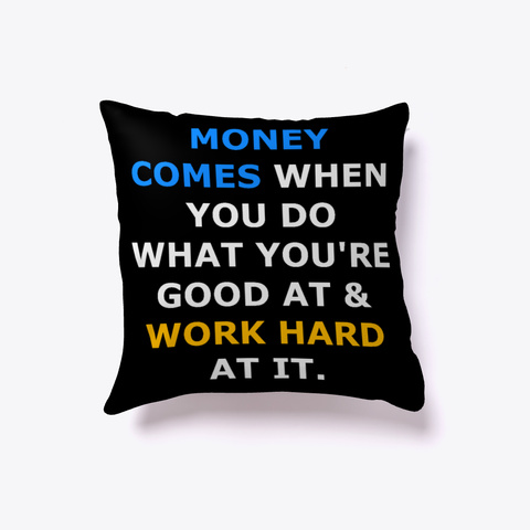 Gift For Entrepreneur : Money  Black Camiseta Front