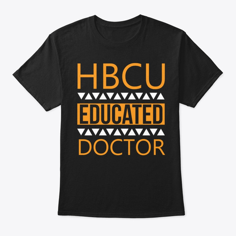 Hbcu Educated Doctor Halloween Costume S Black T-Shirt Front