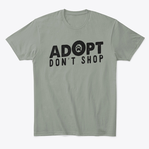 Adopt Dont Shop Dog Adoption Gift Unisex Tshirt