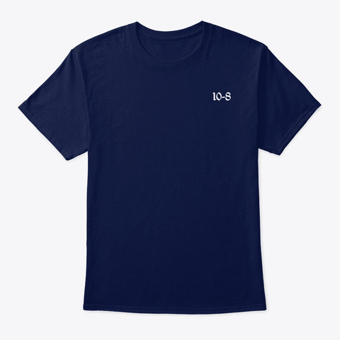 In Service/Available Navy Camiseta Front