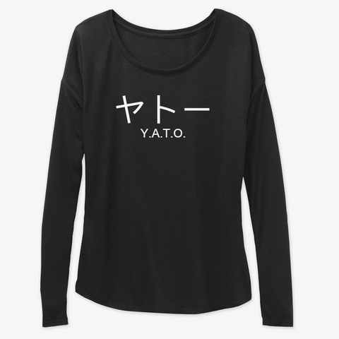 Y.A.T.O. Exclusive Merch Black T-Shirt Front