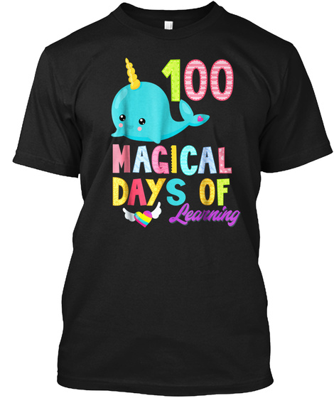 100 Days Of School Kawaii Narwhal Shirt