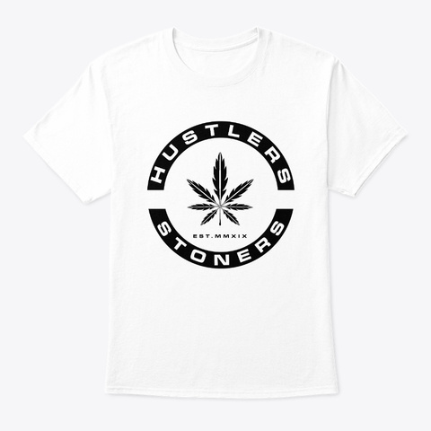 Hustlers X Stoners Series 3 White T-Shirt Front