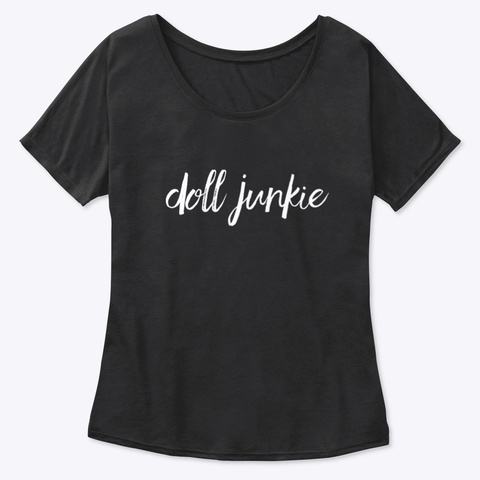Doll Junkie Black T-Shirt Front