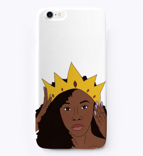 Crowned Phone Case Standard Maglietta Front
