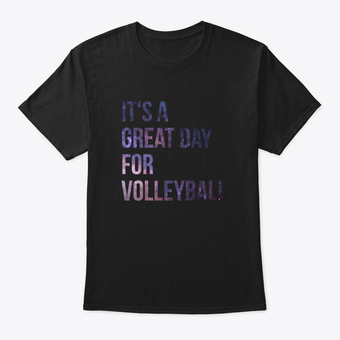 Volleyball Crhjp Black T-Shirt Front