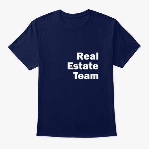 Real Estate Team Navy T-Shirt Front