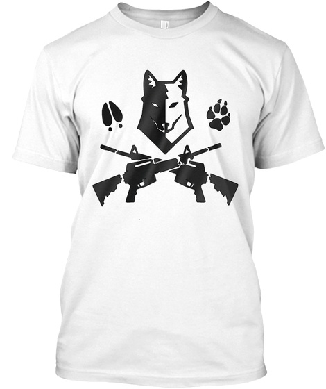 My Wolf  White T-Shirt Front