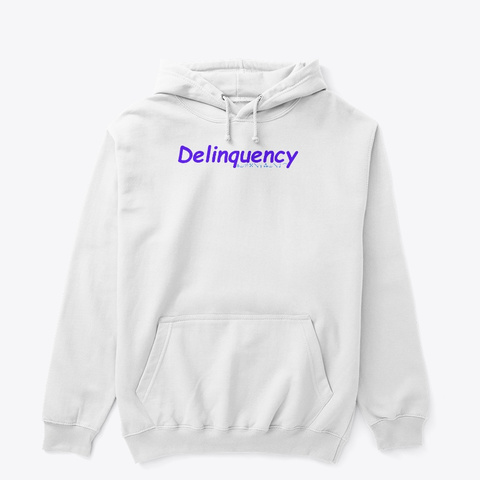 Delinquency White T-Shirt Front