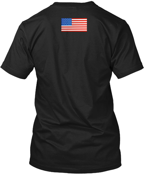 American Made Muscle 2 Black T-Shirt Back