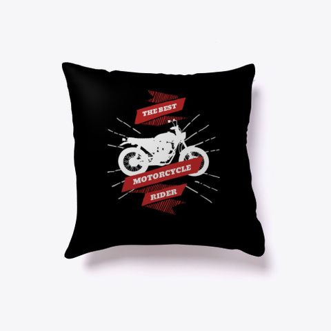 The Best Motorcycle Rider Black T-Shirt Front