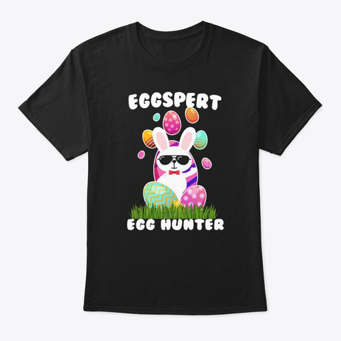 Eggspert Shirts Black T-Shirt Front