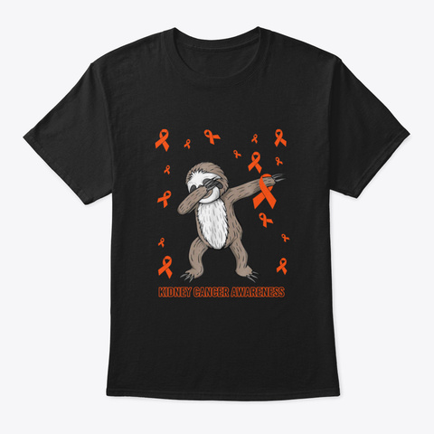Dabbing Sloth Cute Funny Dog Dab Love Ho Black áo T-Shirt Front