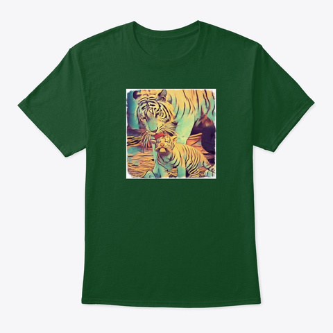 Tiger Deep Forest T-Shirt Front