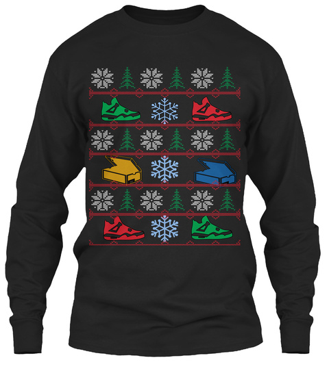 ugly christmas sweater sneakers