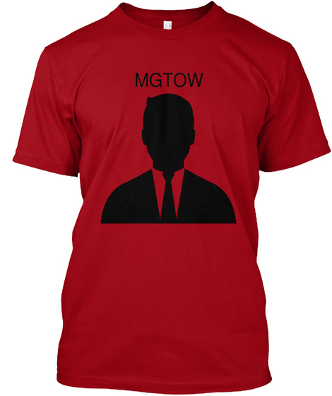 Mgtow Deep Red T-Shirt Front