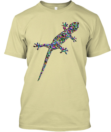 Rainbow Lizards! Sand T-Shirt Front