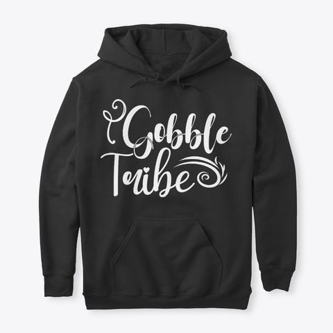 Gobble Tribe Black T-Shirt Front