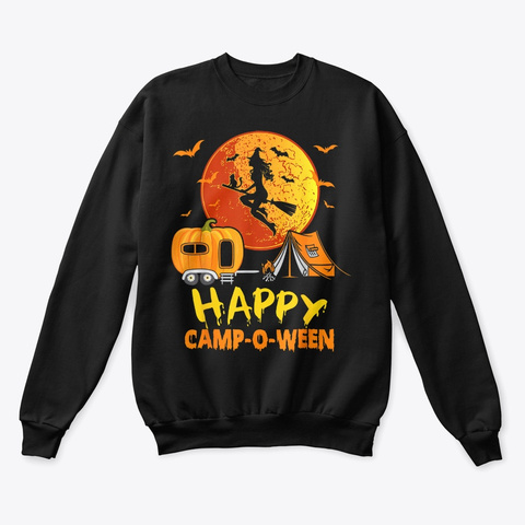 Happy Camp O Ween Halloween Shirt Black Camiseta Front