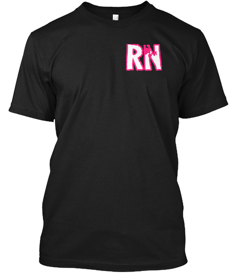 Rn Black T-Shirt Front