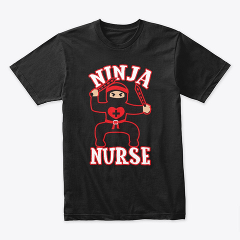 Ninja Nurse 2019 Shirt Black T-Shirt Front
