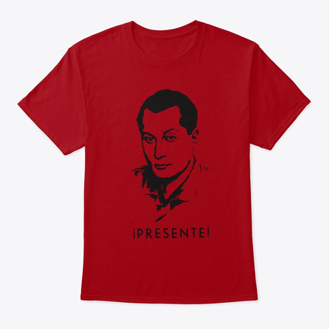 Presente! Deep Red T-Shirt Front